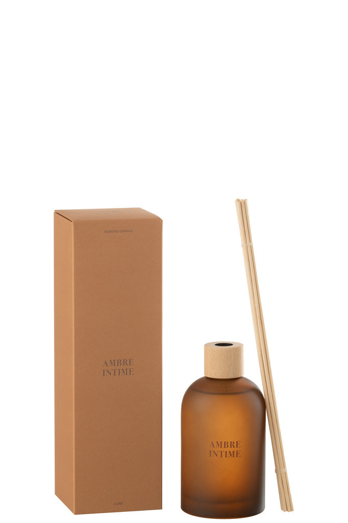 J-LINE REED DIFFUSER ACCORDS ESSENTIELS AMBRE INTIME 250ML 