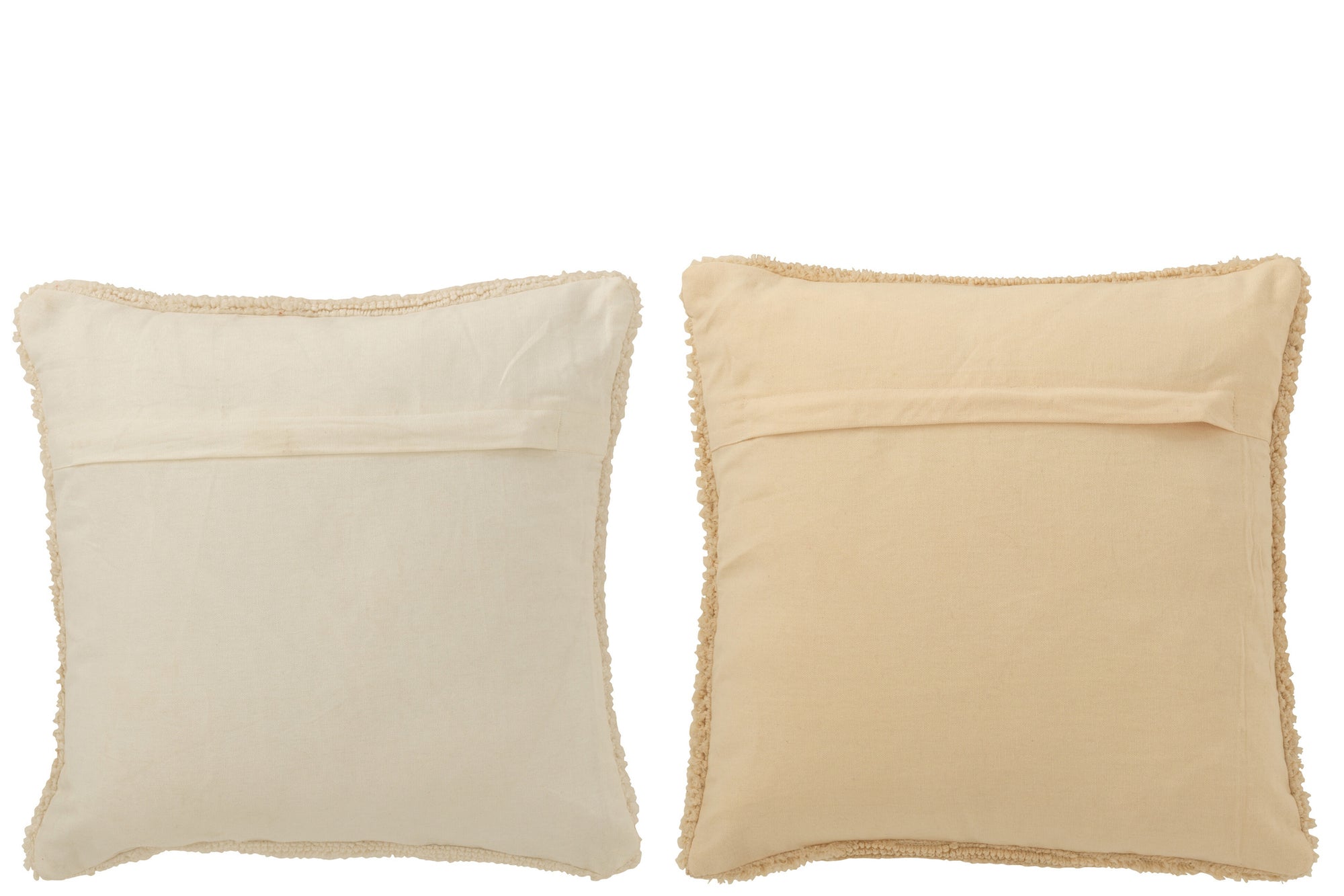 Kussen Hohoho Polyester Wit/Beige Assortiment Van 2
