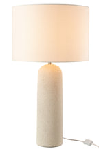 Tafellamp Isla Terracotta Wit