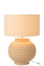 Tafellamp terracotta beige