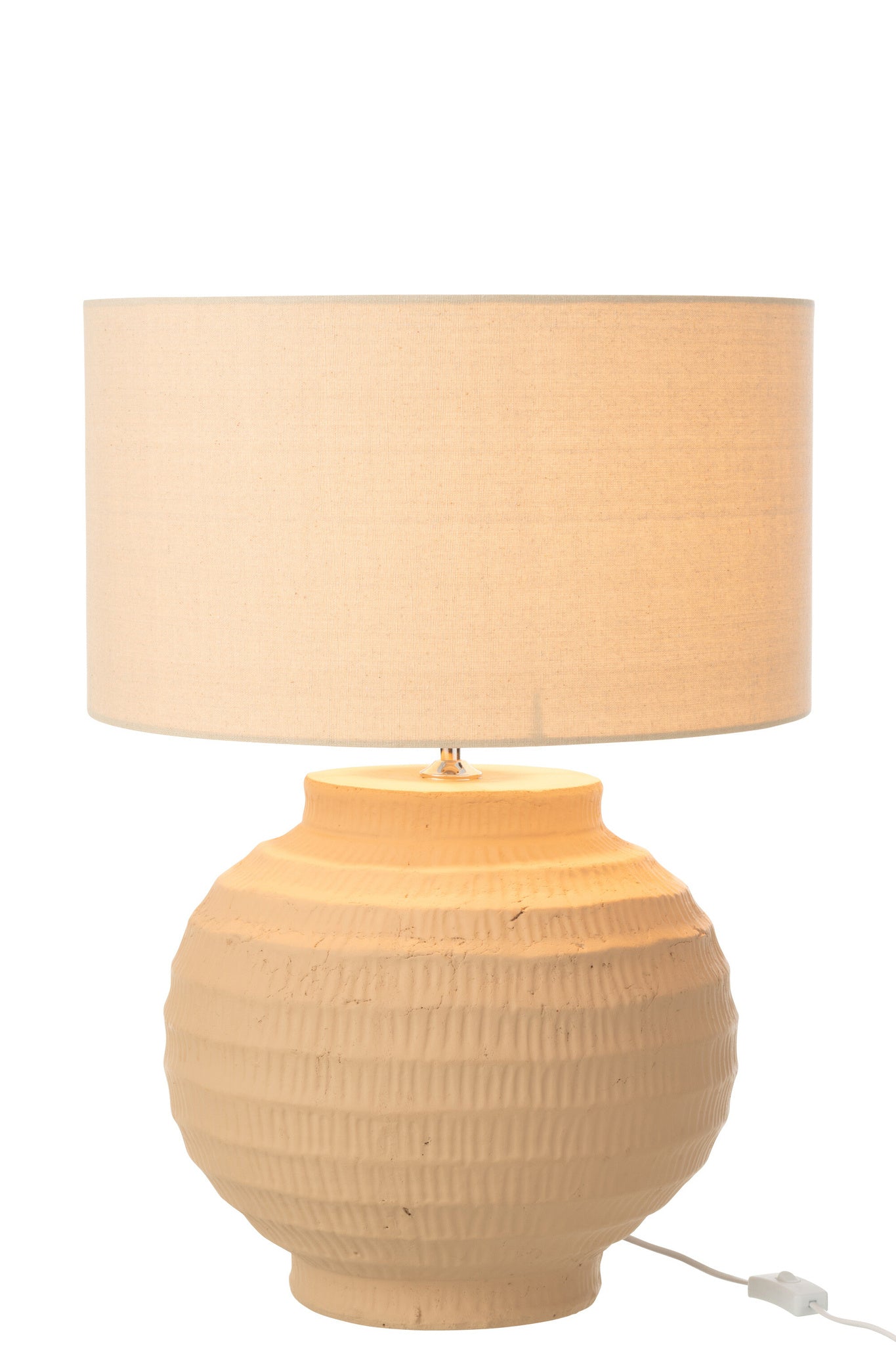 Tafellamp terracotta beige