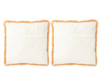 Kussen Hond Polyester Bruin/Beige Groot Assortiment Van 2