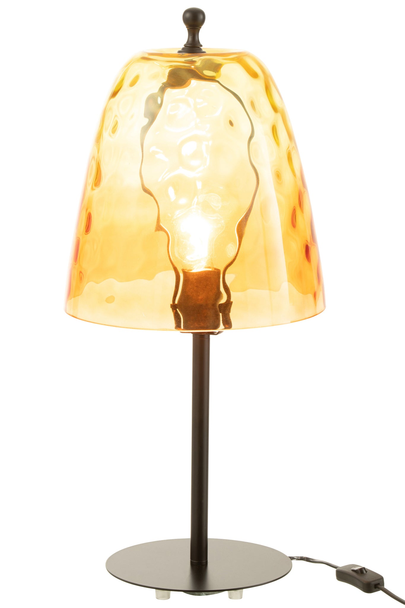 Tafellamp Oceane glas geel