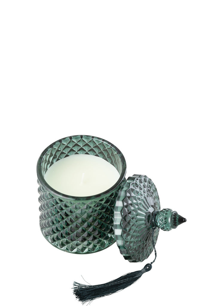 J-Line Geurkaars met Deksel Cedar Breeze Wax - 20H