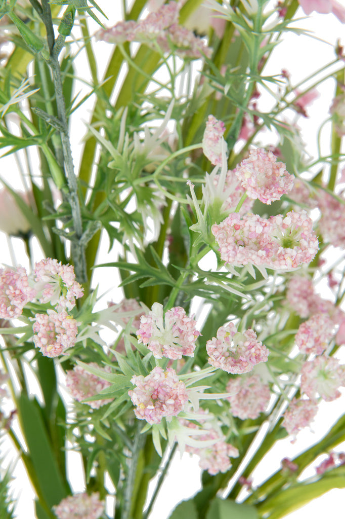 J-Line Bouquet Mix Flowers Artificial Pink