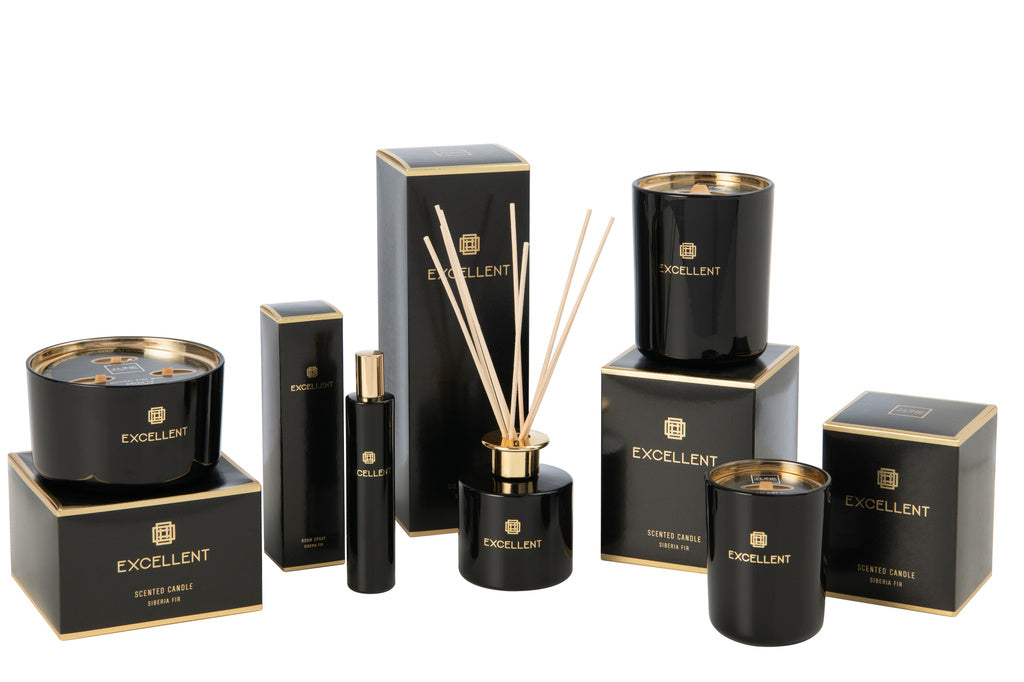 J-LINE HOME FRAGRANCE EXCELLENT – SIBERIA FIR ZWART