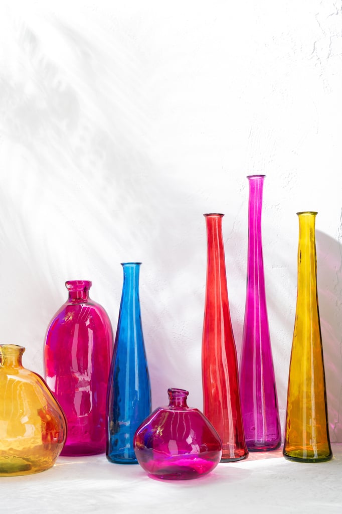 J-LINE VAAS BUBBLE GLAS FUCHSIA