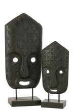 J-LINE MASK ON FOOT ALBASIA WOOD BLACK LARGE