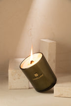 J-LINE SCENTED CANDLE EXCELLENT BERGAMOT WOOD GROEN SMALL - 50U