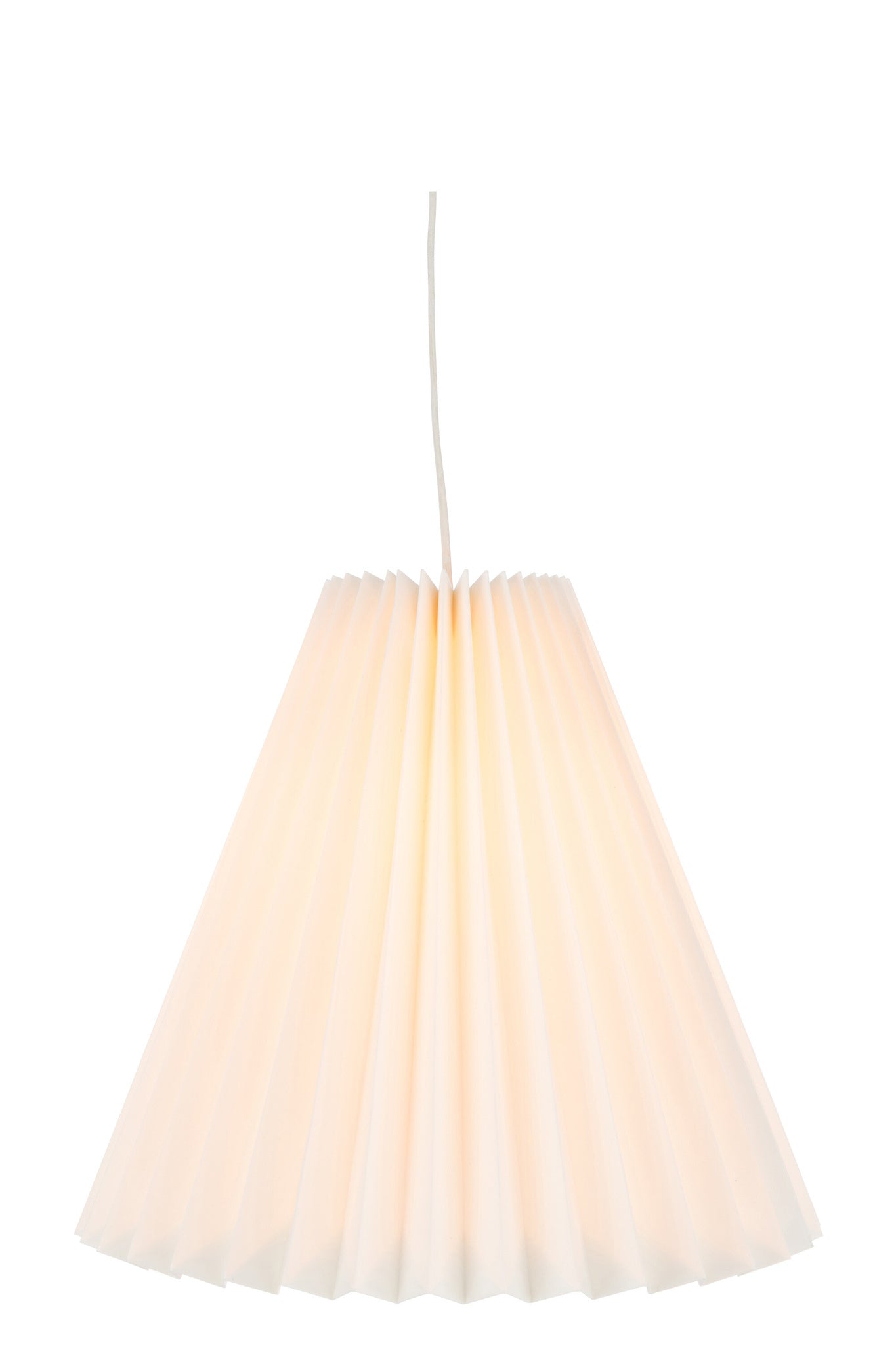Witte papieren lamp