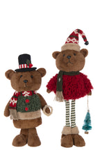 J-LINE TELESCOPISCHE WINTERKLEDING POLYESTER BERENPRINT ASSORTIMENT VAN 2