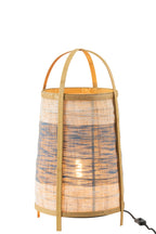J-LINE FLOOR LAMP JEAN BAMBOO BLUE