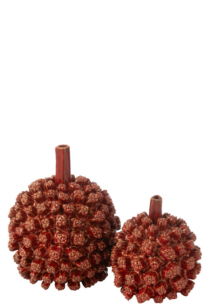 J-LINE VAAS SAKI KERAMIEK ROOD LARGE