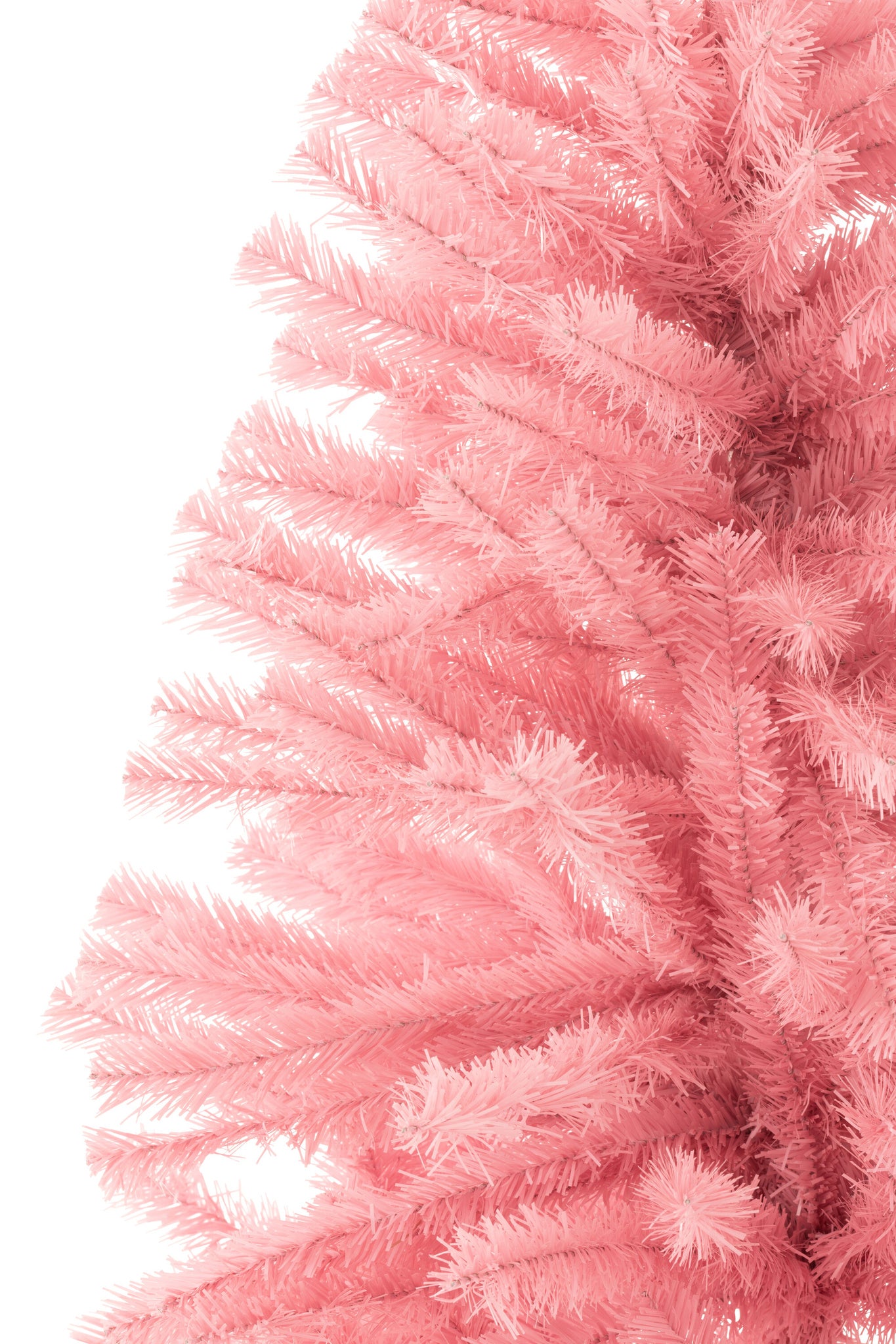 J-LINE KERSTBOOM KUNSTMATIG PVC ROZE MIDDELGROOT