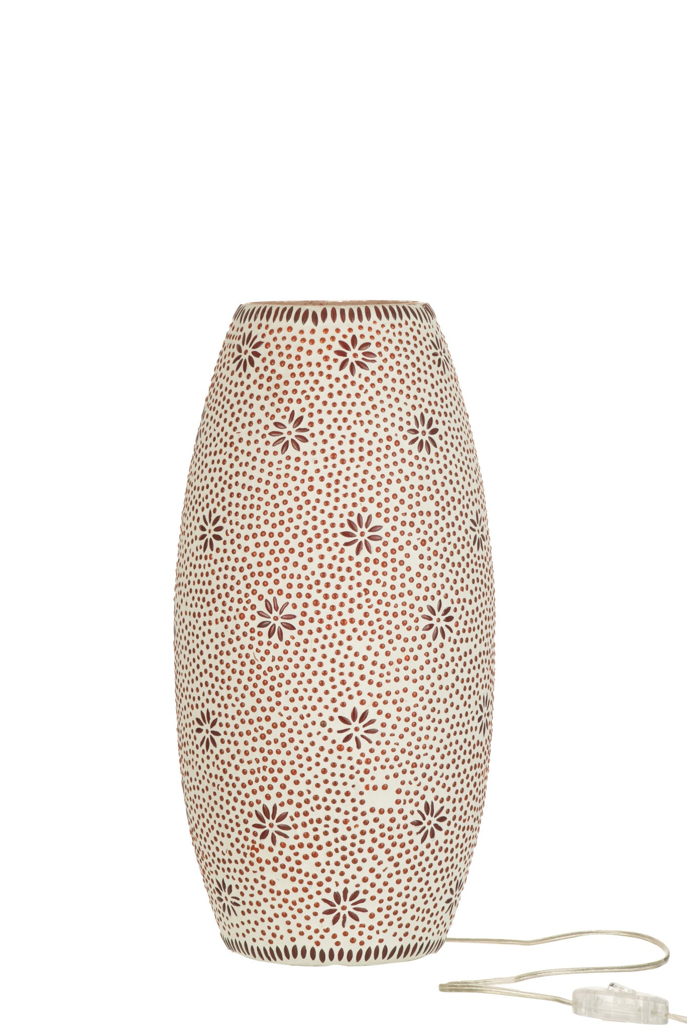 Lamp Bram Glas Rood Groot