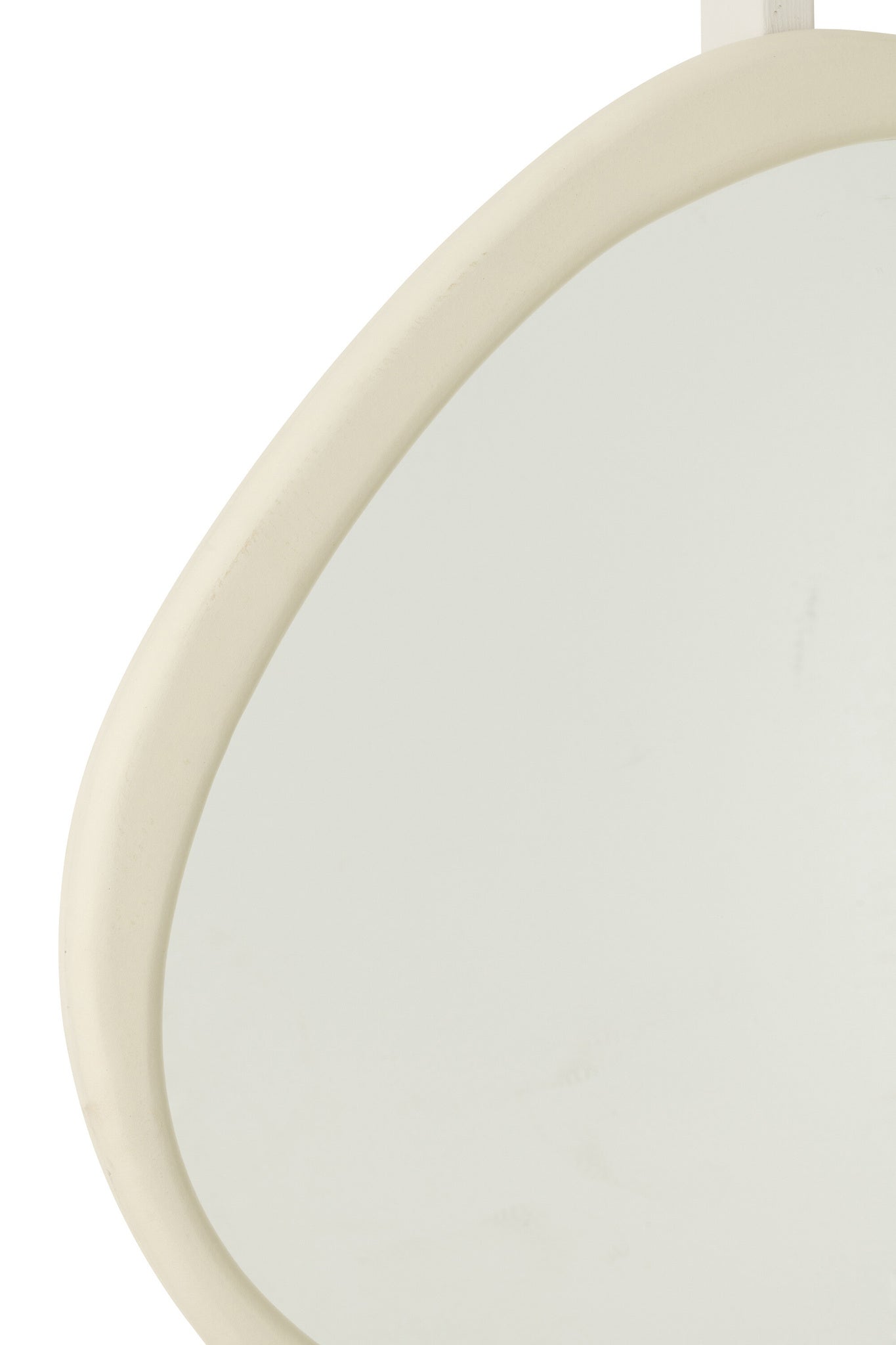 Wandspiegel Moderna MDF/spiegel, wit, middelgroot