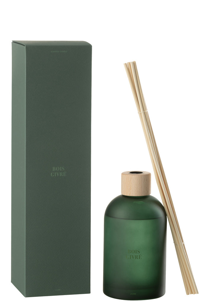 J-LINE REED DIFFUSER ACCORDS ESSENTIELS – BOIS GIVRÉ 550ML
