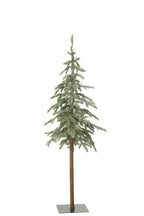 J-LINE KERSTBOOM C+LED PLASTIC SNEEUW GROEN KLEIN