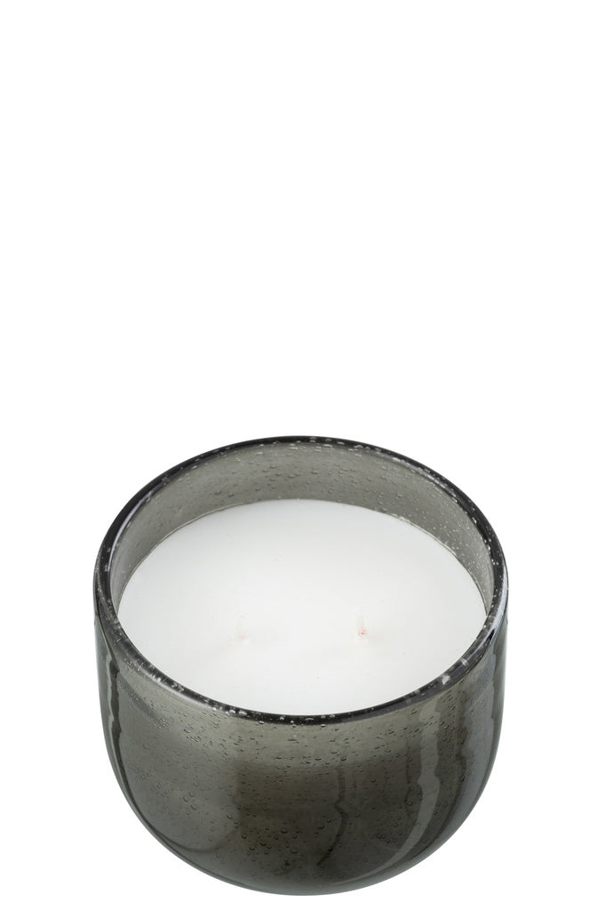 J-LINE GEURKAARS OLIVE & FRANKINCENSE WAX GREEN SMALL - 30H
