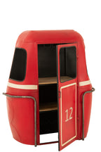 Bar Kast Kabel Auto IJzer/Mangohout Rood/Wit