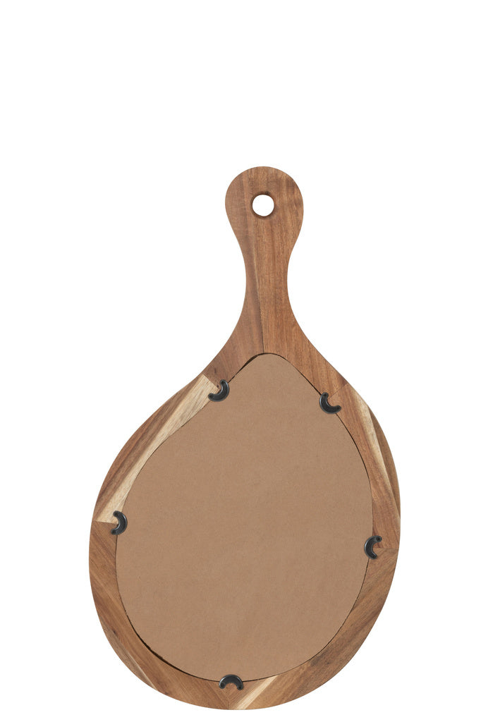 J-LINE SPIEGEL PALET HOUT/GLAS – NATUUR KLEIN