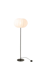 Vloerlamp Lantaarn Metaal/Textiel Wit Klein
