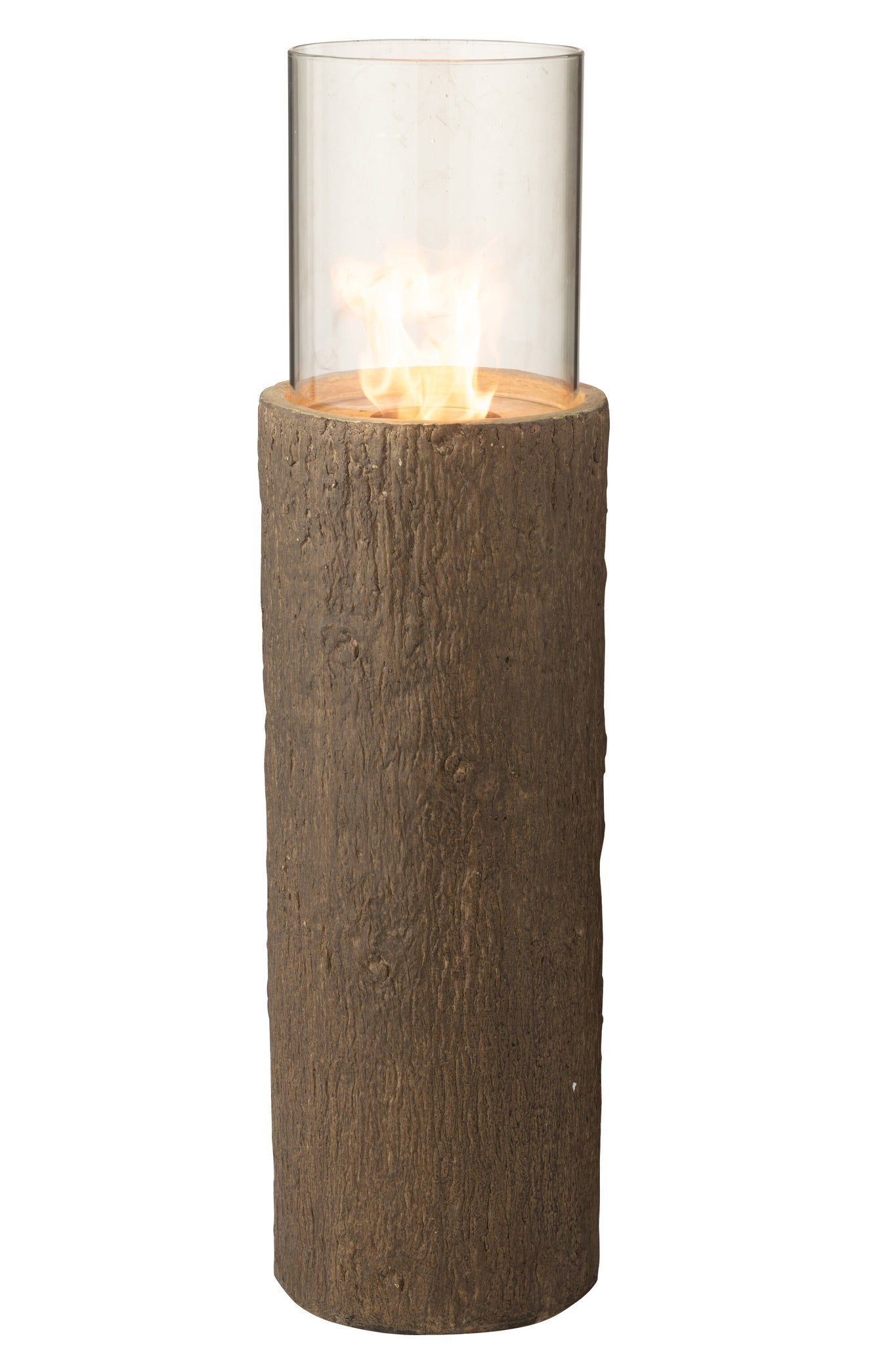Vuurkorf Ronde Koffer Magnesium Bruin Medium