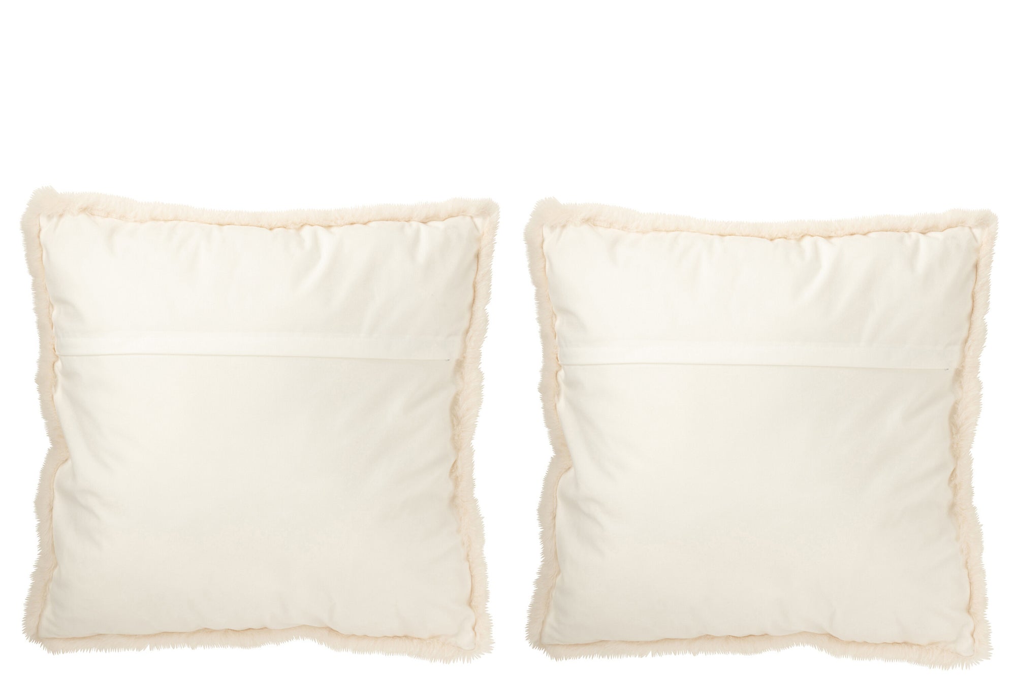 Kussen Yak Polyester Off-White/Bruin Groot Assortiment Van 2