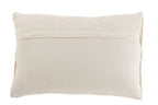 Kussen Linea Macramé Rechthoek Katoen Off White