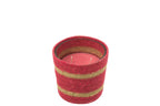 J-LINE GEURKAARS MAND WAX FUCHSIA SMALL – 45 UUR BRANDTIJD