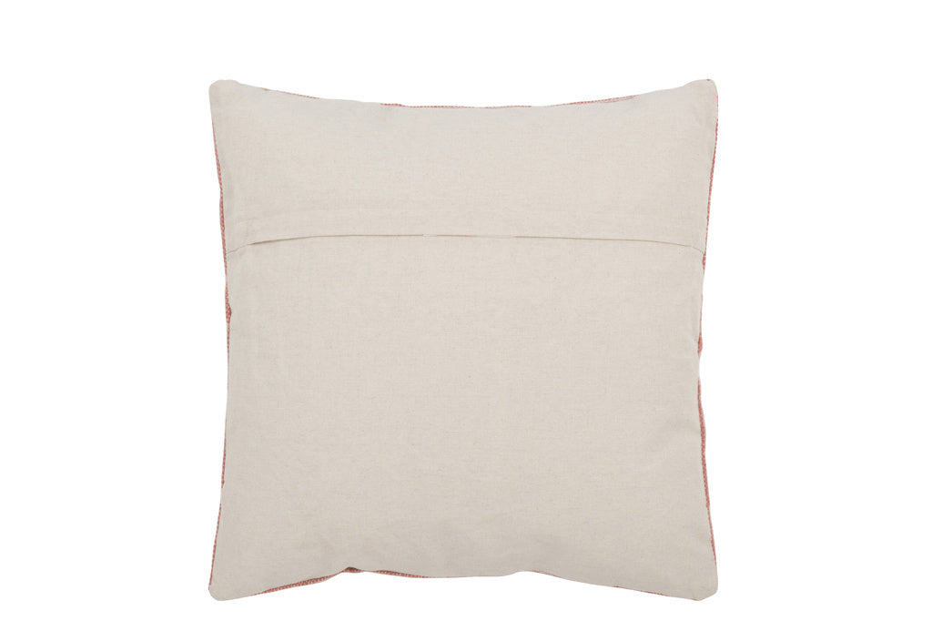 J-LINE KUSSEN DIAMANTEN + PIJLEN – KATOEN/POLYESTER – PERZIKROZE – 45 CM