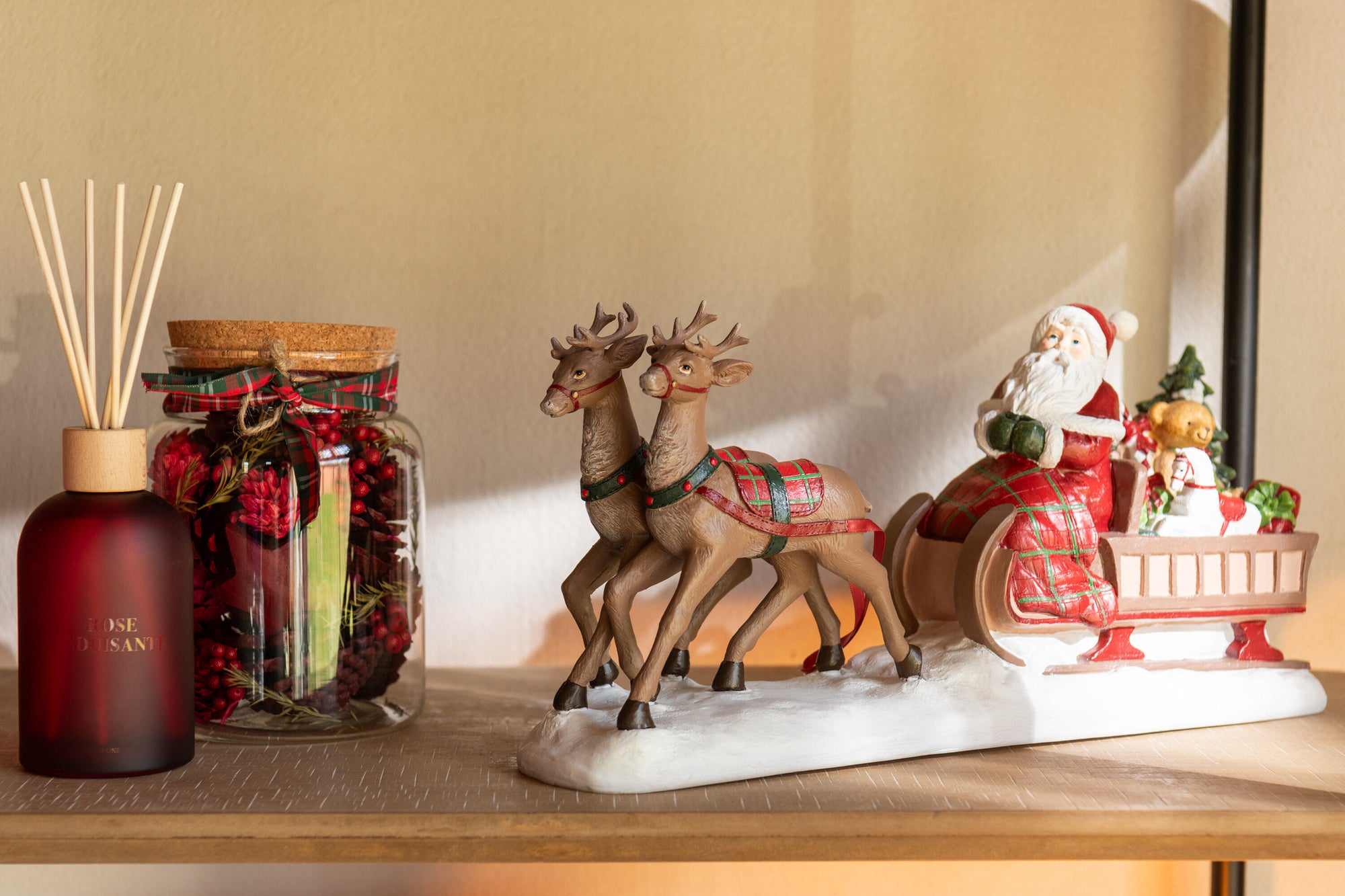 J-LINE KERSTMAN SLEE + HERT KALKPOEDER MULTICOLOR