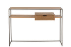 Console 1 lade Hout/Metaal Natuurlijk