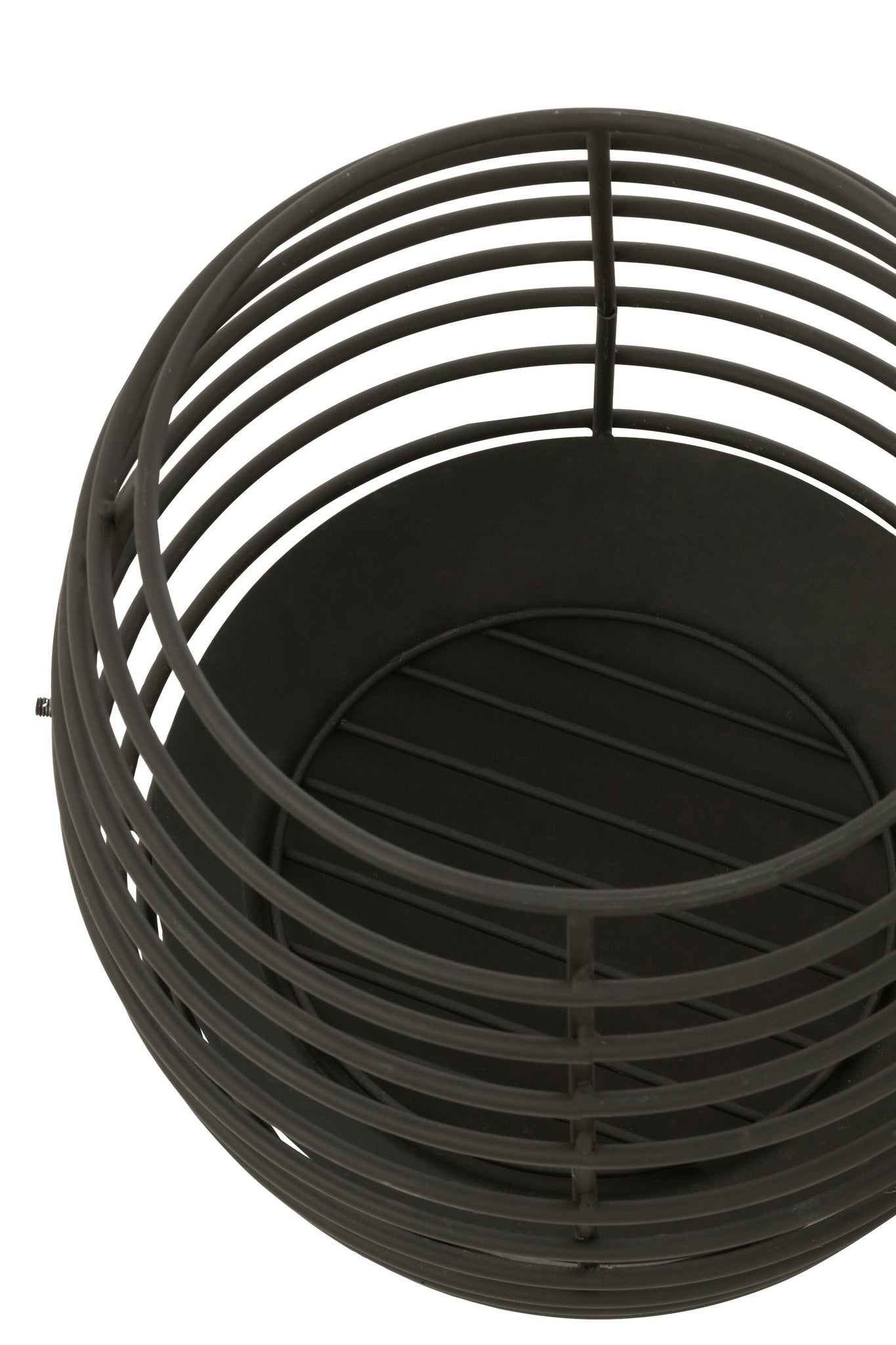 Vuurkorf Ronde Ringen IJzer Zwart Medium