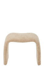 Kruk N-vorm Textiel Beige