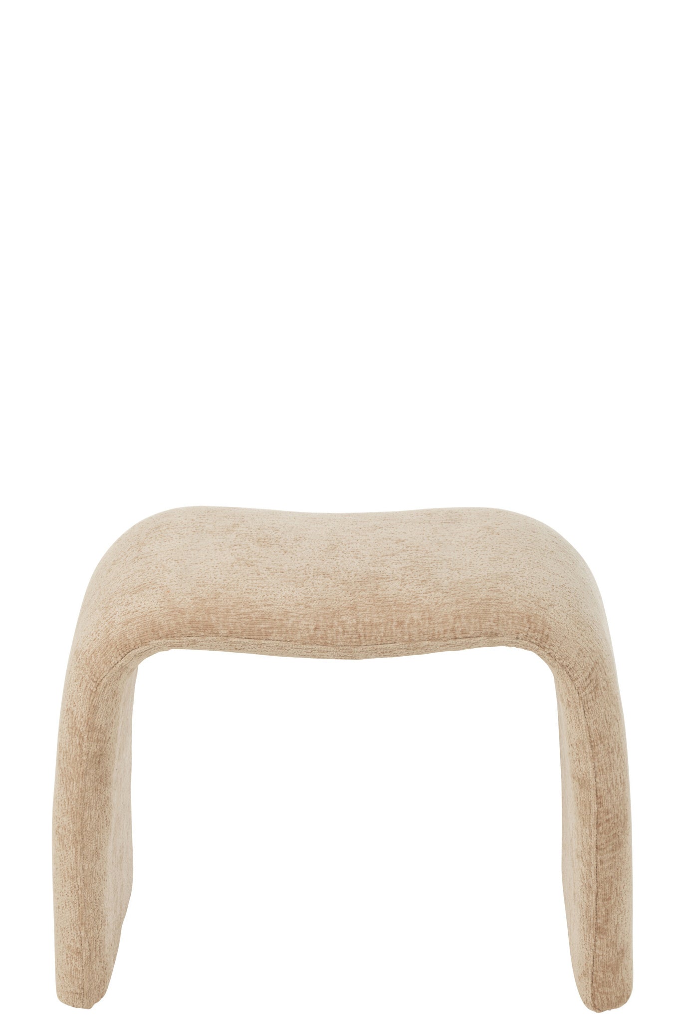 Kruk N-vorm Textiel Beige
