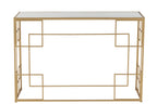 Console Lines Metaal/Glas Goud