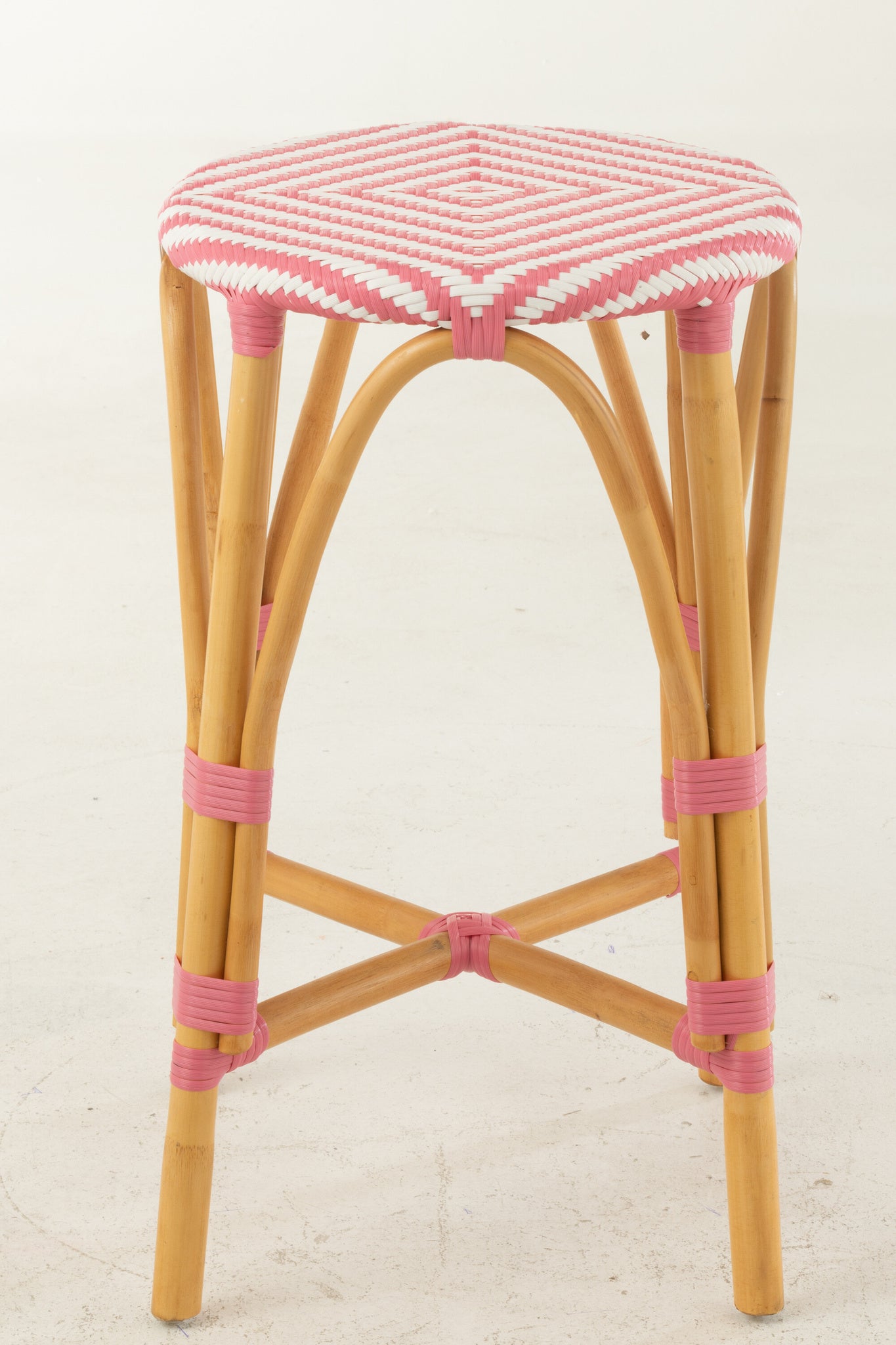 J-LINE KRUK ROTAN ROZE GROOT