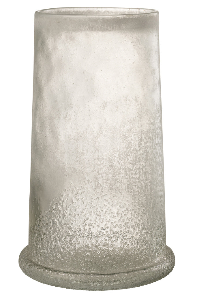  J-LINE WINDLICHT SUGAR GLAS WIT EXTRA LARGE