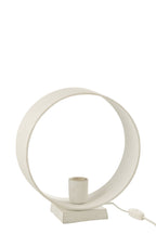 Tafellamp Circle Mat Wit