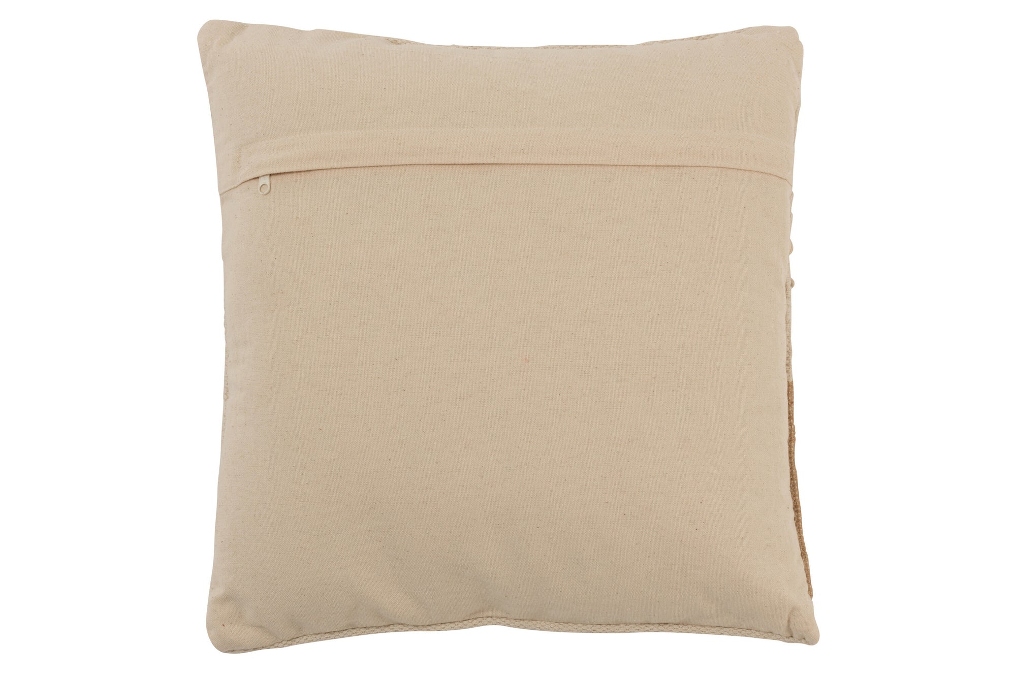 Kussen Franjes Vierkant Katoen Beige
