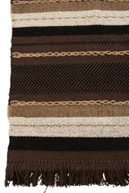 Plaid Etnic Katoen Bruin/Zwart/Beige