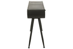 J-LINE CONSOLE HOUTEN EN METALEN TAFEL CONSOLE VURENHOUT ZWART/LICHT BEIGE