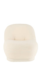 Kruk Teddy Bouclé Wit