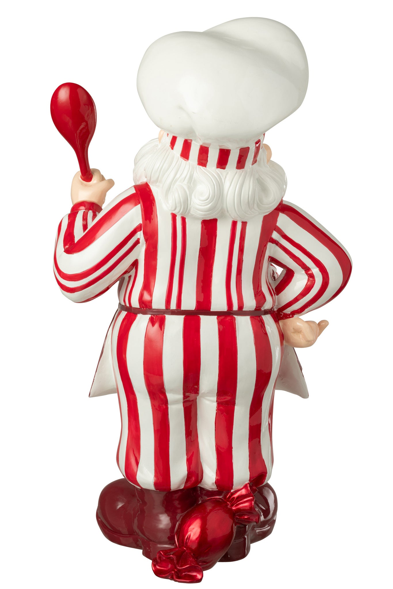 J-LINE KERSTMAN KOOK LIMOENPOEDER KERST ROOD/WIT