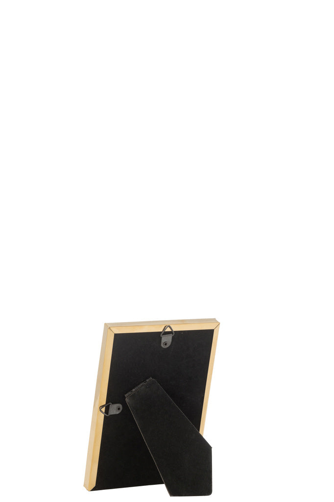 J-LINE FOTOLIJST TRACY STAAL GLANZEND GOUD SMALL