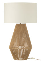Tafellamp String Metaal/Jute Naturel