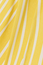 J-LINE HANGMAT STREPEN – KATOEN/POLYESTER FELGEEL/WIT