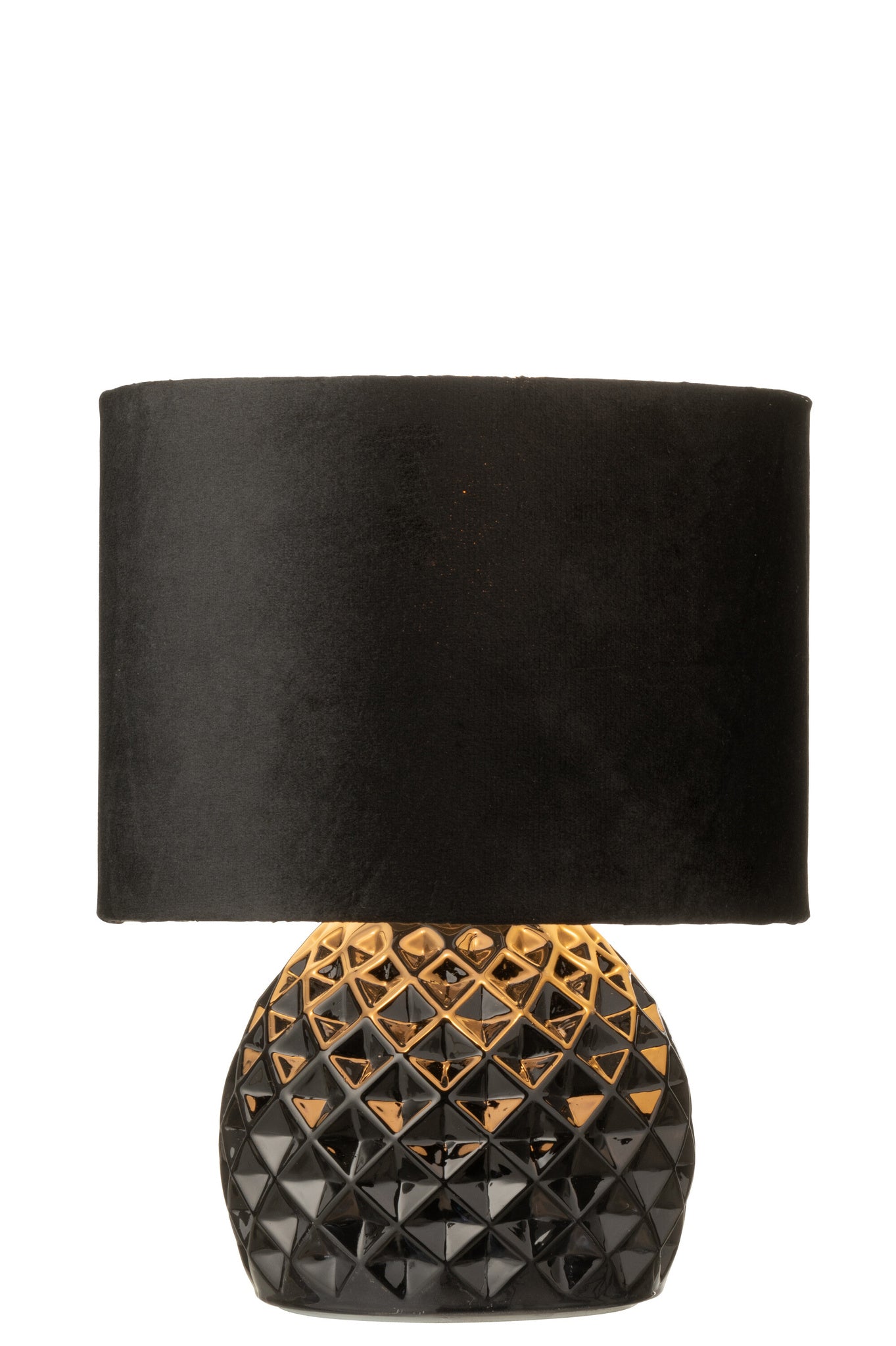 Tafellamp glas LED zwart