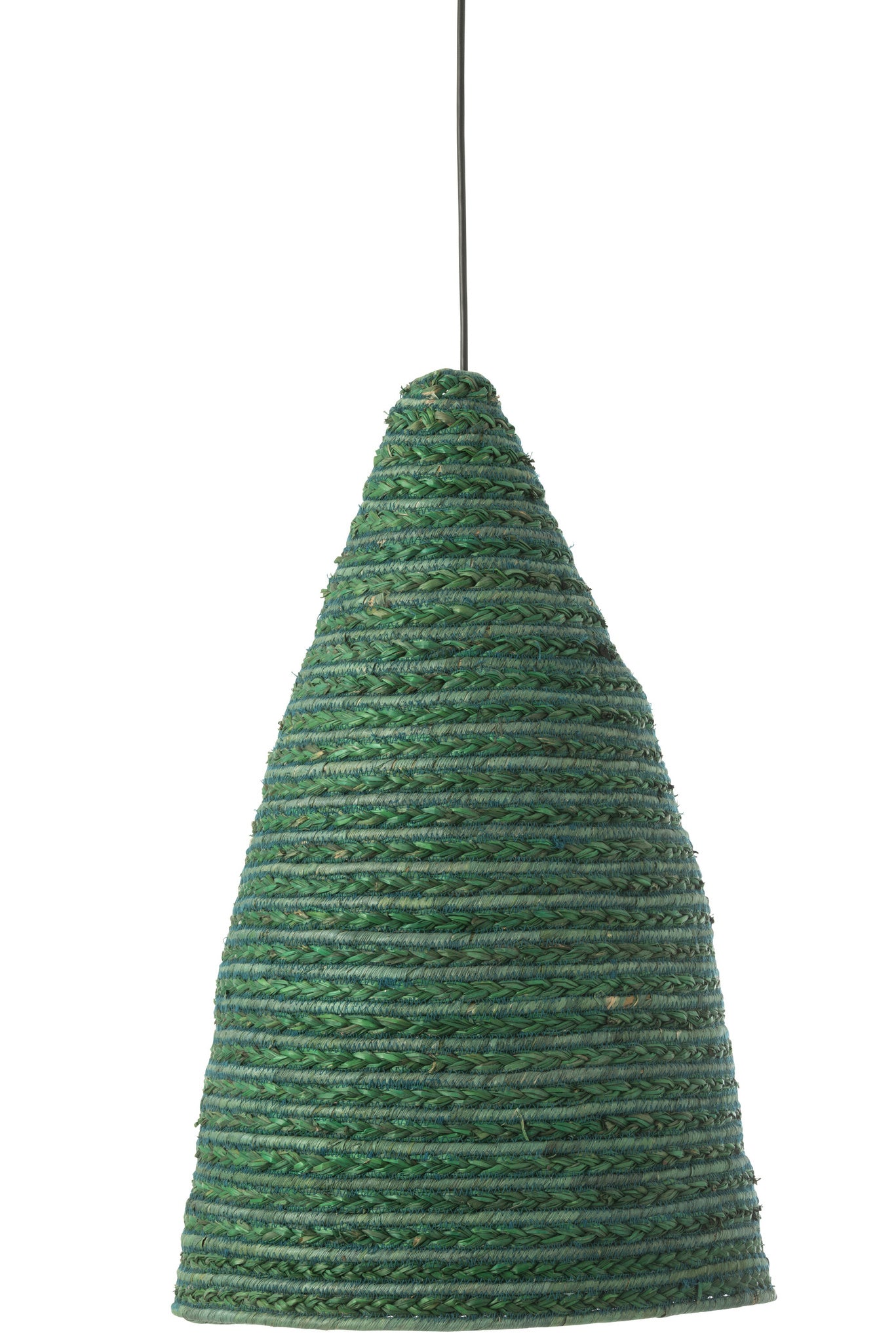 Hangende groene lampenkap van maïsblad